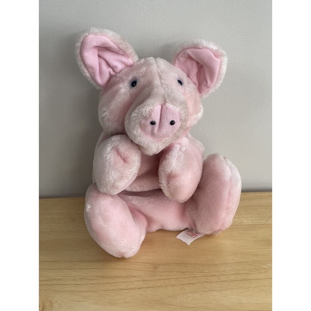Animal Express Pink‎ Pig Hand Puppet Plush Golf Club Cover 10" Vintage 1978